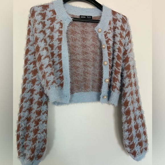💖2 for 30$ 💖 Houndstooth cardigan and body con sweater set​​ - Picture 5 of 14